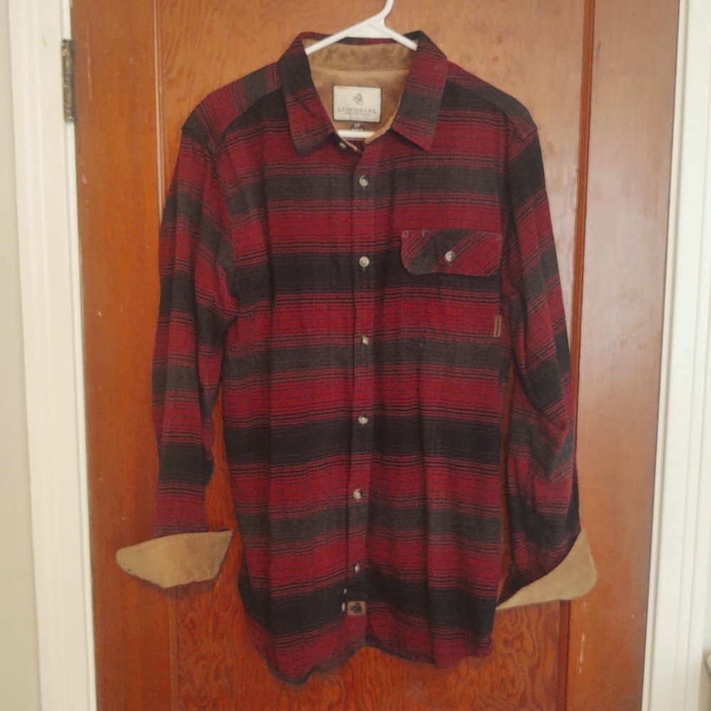 Legendary Whitetails LS Flannel Shirt Size LT